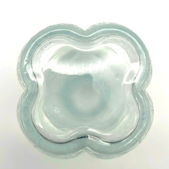 Vintage Paden City Glass Spring Orchard Decanter Frosted and Etched 4 Lobe c1930 - Picture 7 of 12